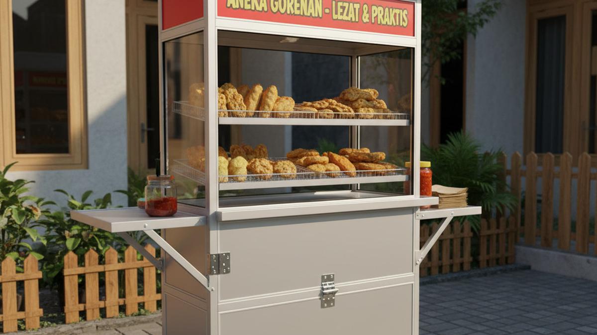 Minat Jualan Gorengan di Depan Rumah? Intip 7 Desain Etalase yang Bikin Usaha Laris Manis!