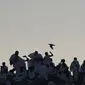 Ibadah haji 1444H/ 2023M akhirnya mencapai puncaknya. Hal ini ditandai dengan wukuf di Arafah. (AP Photo/Amr Nabil)