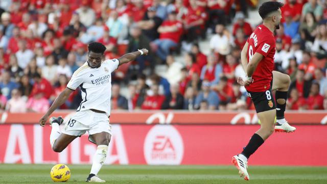 Foto: Melihat Gol Spektakuler Aurelien Tchouameni Saat Melawan Real Mallorca, Keras Tak Terbendung