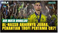 Cristiano Ronaldo Menangis, Al-Nassr Akhirnya Resmi Juara Liga Arab Saudi!