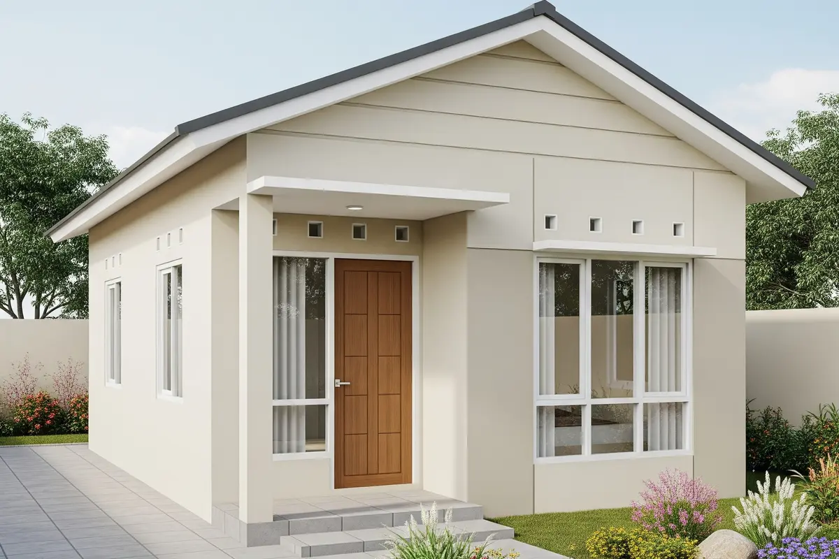 Inspirasi Rumah Sederhana Ukuran 5x7 Meter.