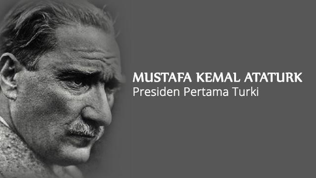 Banner Mustafa Kemal Ataturk (Liputan6.com/Triyasni, Foto: AFP)