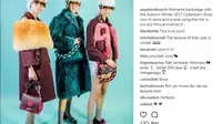 Kabar mengejutkan datang dari fashion desainer asal Inggris Anya Hindmarch. Ia tak lagi berpartisipasi di ajang ondon Fashion Week. Ada apa? (foto: instagram /@anyahindmarch)
