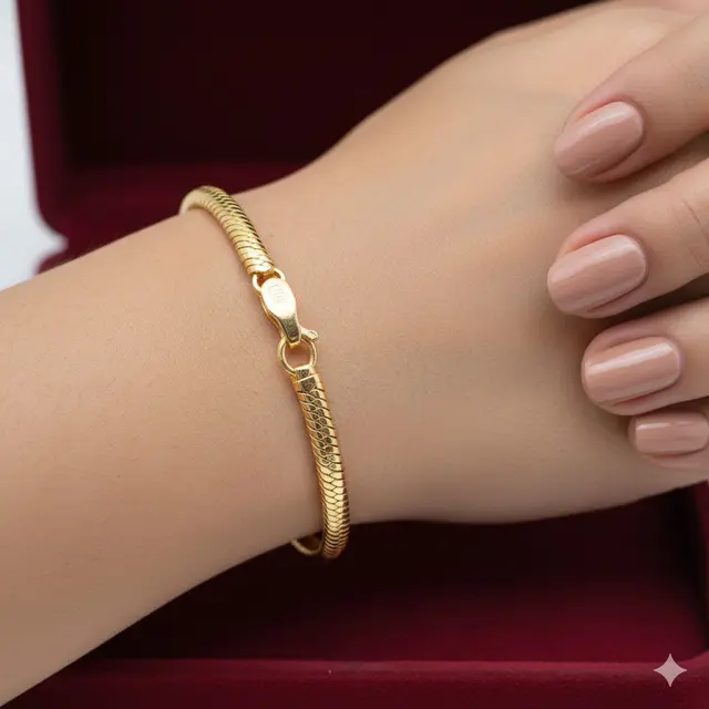 Model Gelang Emas Seri Singapura Tali Ular