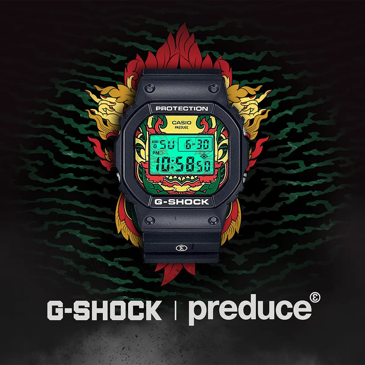 G-SHOCK x Preduce Skateboards DW 5600 Collaboration