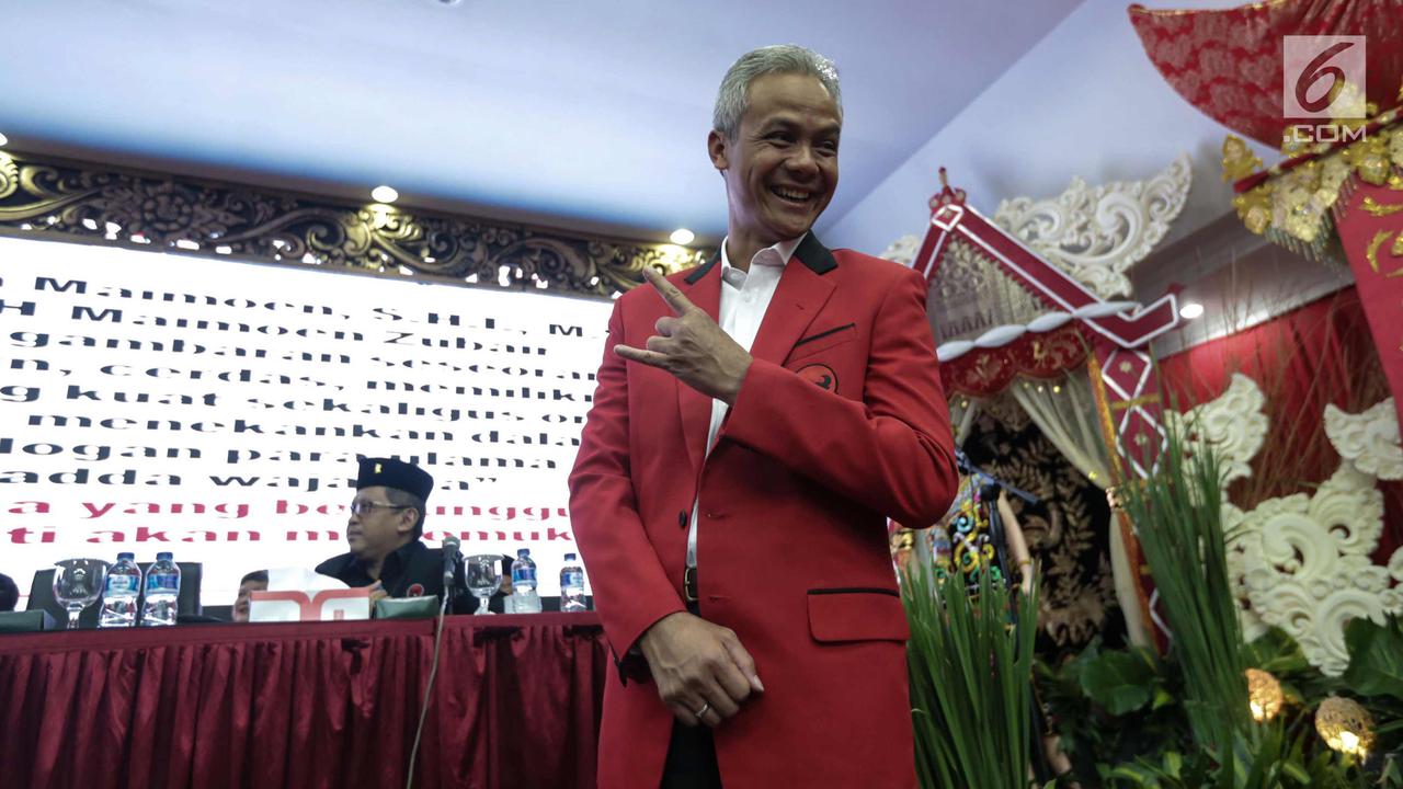 Wajah Semringah Enam Pasangan Cagub dan Cawagub Usungan PDIP