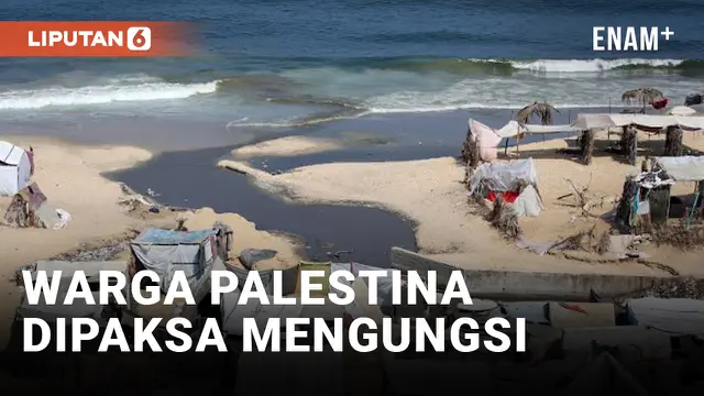 VIDEO: Warga Palestina Terpaksa Meninggalkan Tempat Penampungan di Utara Gaza di Tengah Kehancuran