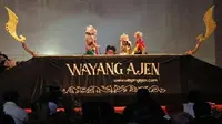 Ada suguhan atraksi wisata budaya pertunjukan kolaborasi "Wayang Ajen" oleh Ki Dalang Wawan Ajen.