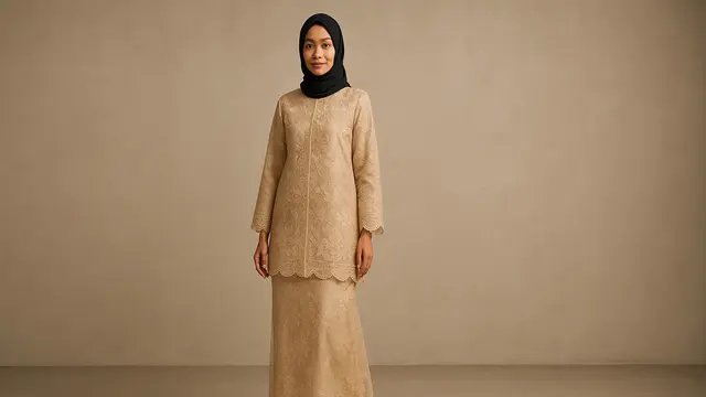 Model Setelan Blouse Panjang dan Rok Span 2025/Ilustrasi gambar oleh AI