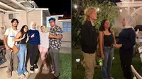 Potret Putri Ariani dinner bareng di rumah Uya Kuya di Amerika. (Sumber: Instagram/astridkuya/king_uyakuya)