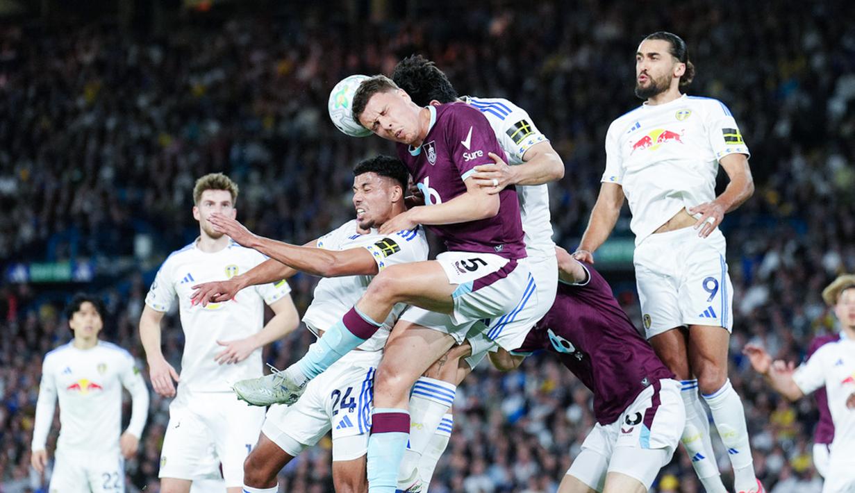 Leeds melanjutkan tren apiknya di Liga Inggris-yang belum terkalahkan di 5 laga sebelumnya. (Martin Rickett/PA via AP)