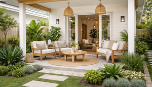 Teras Rumah 6x9 dengan Taman Sederhana (Foto: ChatGPT)