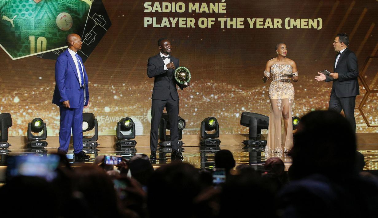 Sadio Mane mampu mengungguli mantan rekan setimnya di Liverpool, Mohamed Salah yang berada di urutan kedua, dan kompatriotnya di Timnas Senegal dan juga kiper Chelsea, Edouard Mendy. (Photo by AFP)