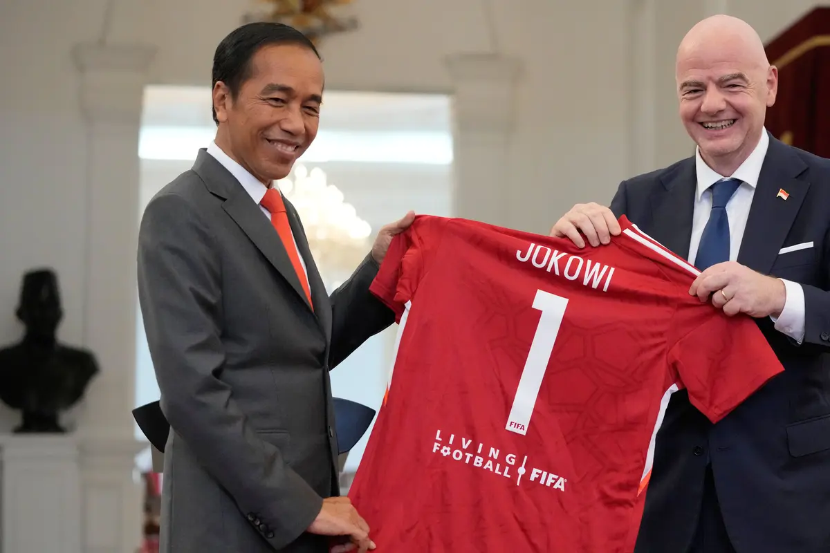 Presiden FIFA Temui Presiden Jokowi