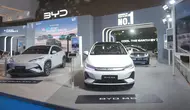 Booth BYD dan DENZA di PEVS 2025. (ist)