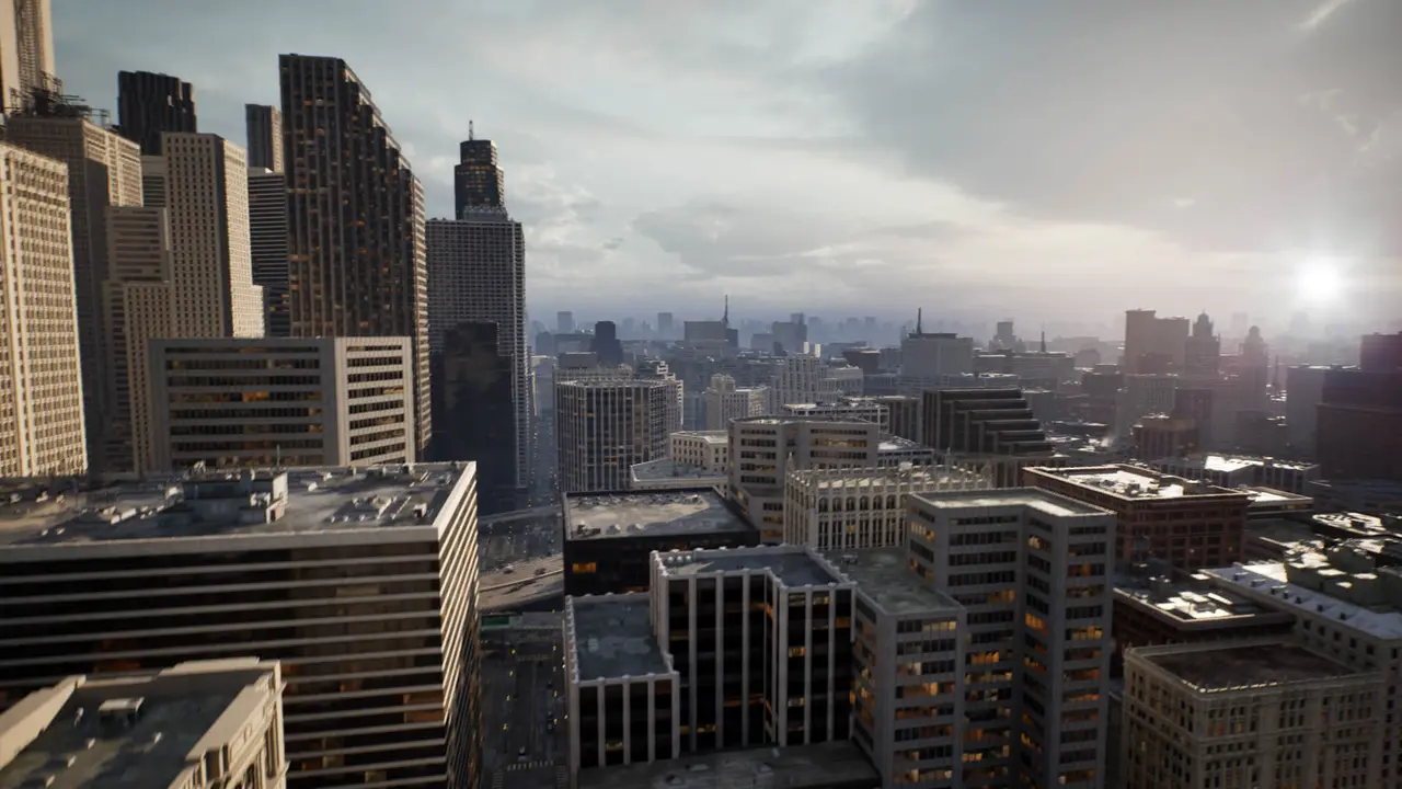 City Sample Unreal Engine 5 (Dok. Epic Games)
