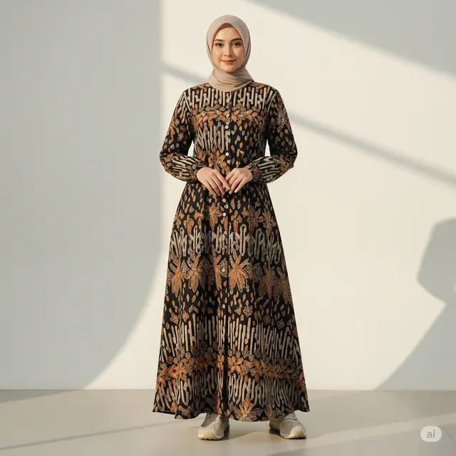 7 Model Baju Batik buat Umroh yang Nyaman dan Elegan