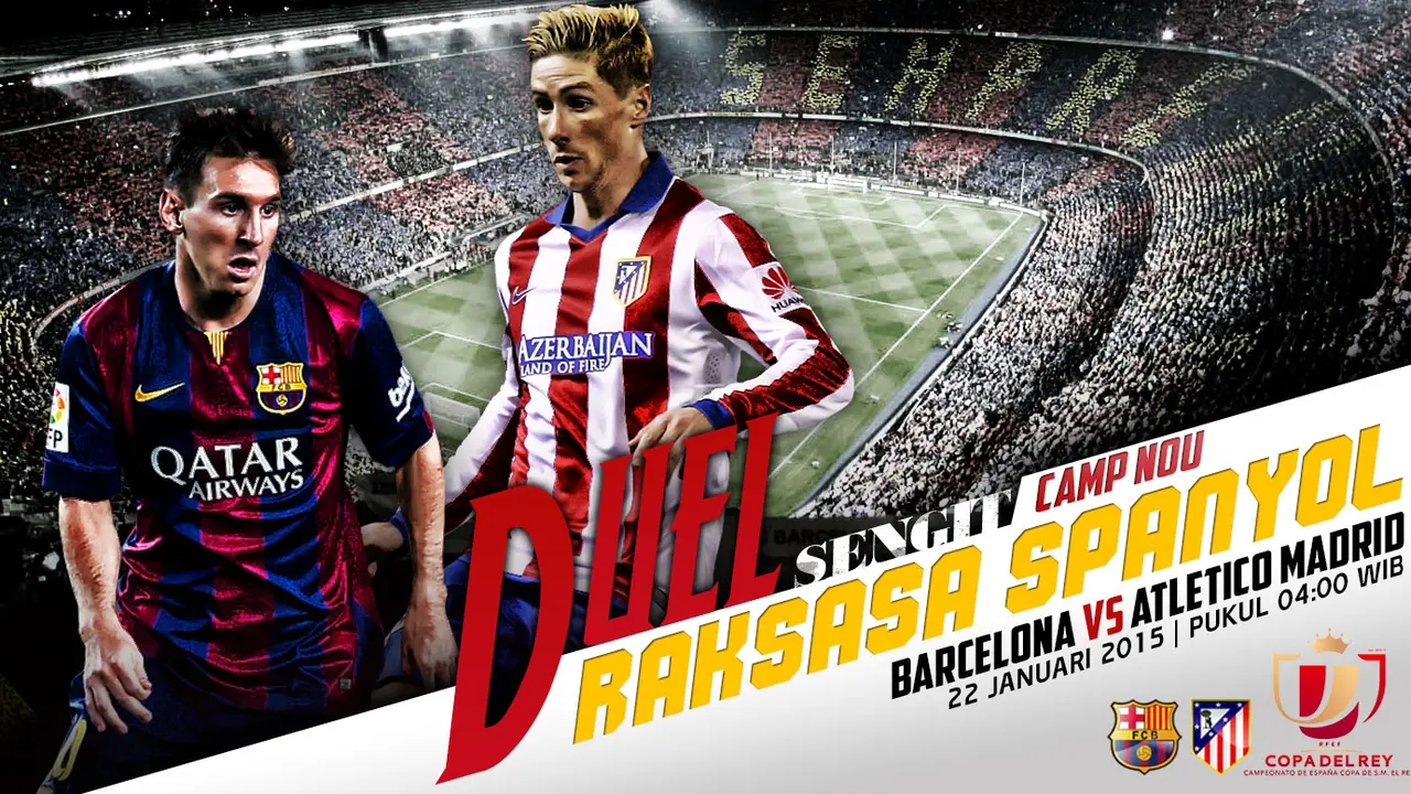 Prediksi Barcelona vs Atletico Madrid (Liputan6.com/Yoshiro)