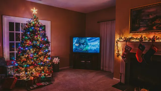 Ilustrasi pohon natal