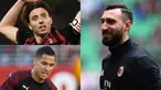 AC Milan diprediksi akan melakukan perombakan yang cukup signifikan musim depan. Nama-nama besar sudah dipastikan angkat kaki dari San Siro demi memperbaiki performa skuat dan neraca keuangan klub. (Kolase Foto AFP)