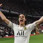 6. Edinson Cavani (PSG / 34 Gol dari 59 laga Liga Champions) - Sejak masih membela Napoli dirinya tampil konsisten sebagai striker nomor sembilan dengan mencetak banyak gol meski tidak terlalu menonjol. (AFP/Sebastien Salom Gomis)