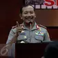 Kapolri Jenderal Pol Badrodin Haiti menghadiri Silaturahmi dengan Pimred Media di Mabes Polri, Jakarta, Kamis (5/11/2015). Silaturahmi membahas surat edaran ujaran kebencian (hate speech) dan pengamanan jelang Pilkada serentak. (Liputan6.com/JohanTallo)