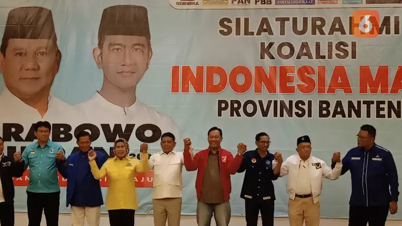 Koalisi Indonesia Maju Banten. (Minggu, 05/11/2023). (Yandhi Deslatama/Liputan6.com).