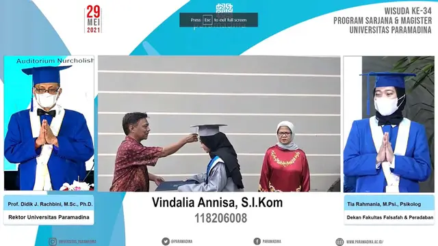 Universitas Paramadina Berikan Penghargaan Bakti Paramadina untuk Alm. Prof. Firmanzah, Ph.D