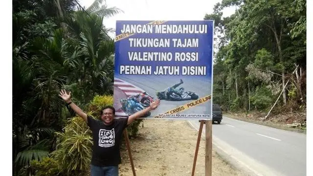 Imbauan lalu lintas nyeleneh (Istimewa)