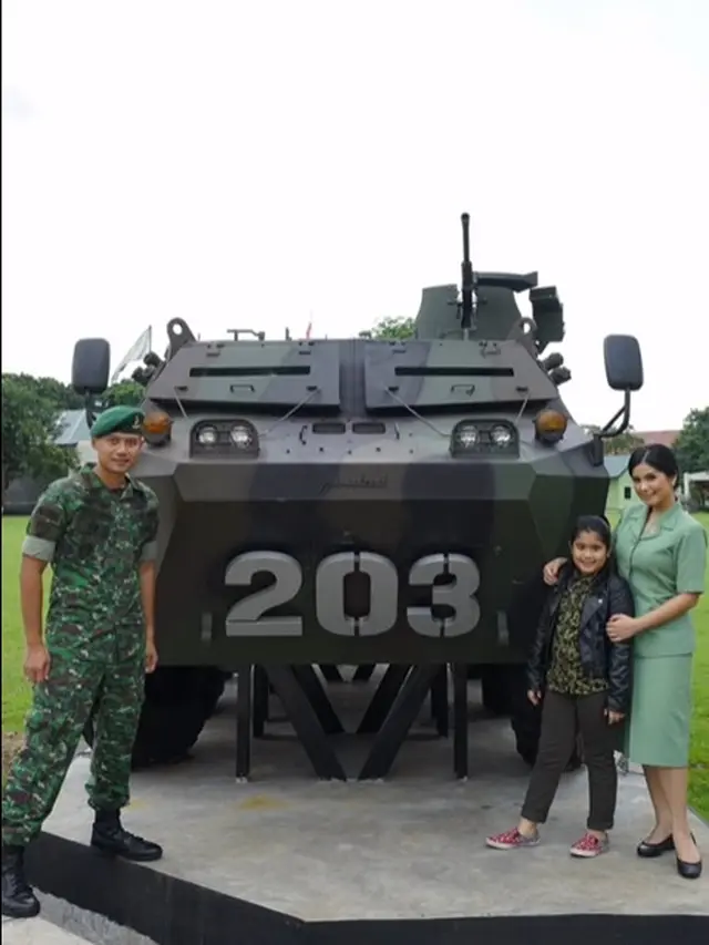 Annisa Pohan saat jadi Ibu Persit (Instagram/annisayudhoyono)