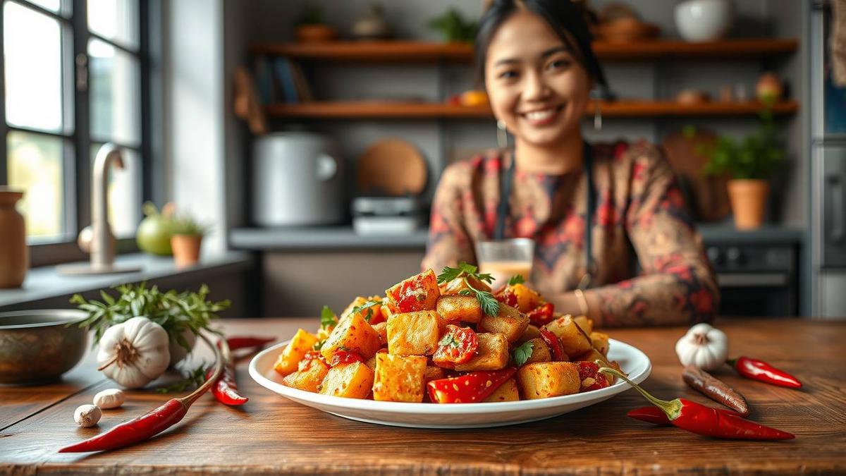 Cara Membuat Kentang Balado Tanpa Digoreng, Jadi Lebih Sehat dan Tetap Enak