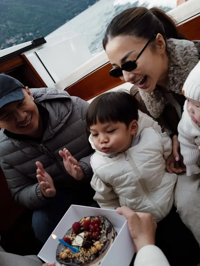 Nikita Willy Rayakan Ulang Tahun Putranya Issa ke-3 di Italia. [@nikitawillyofficial94]