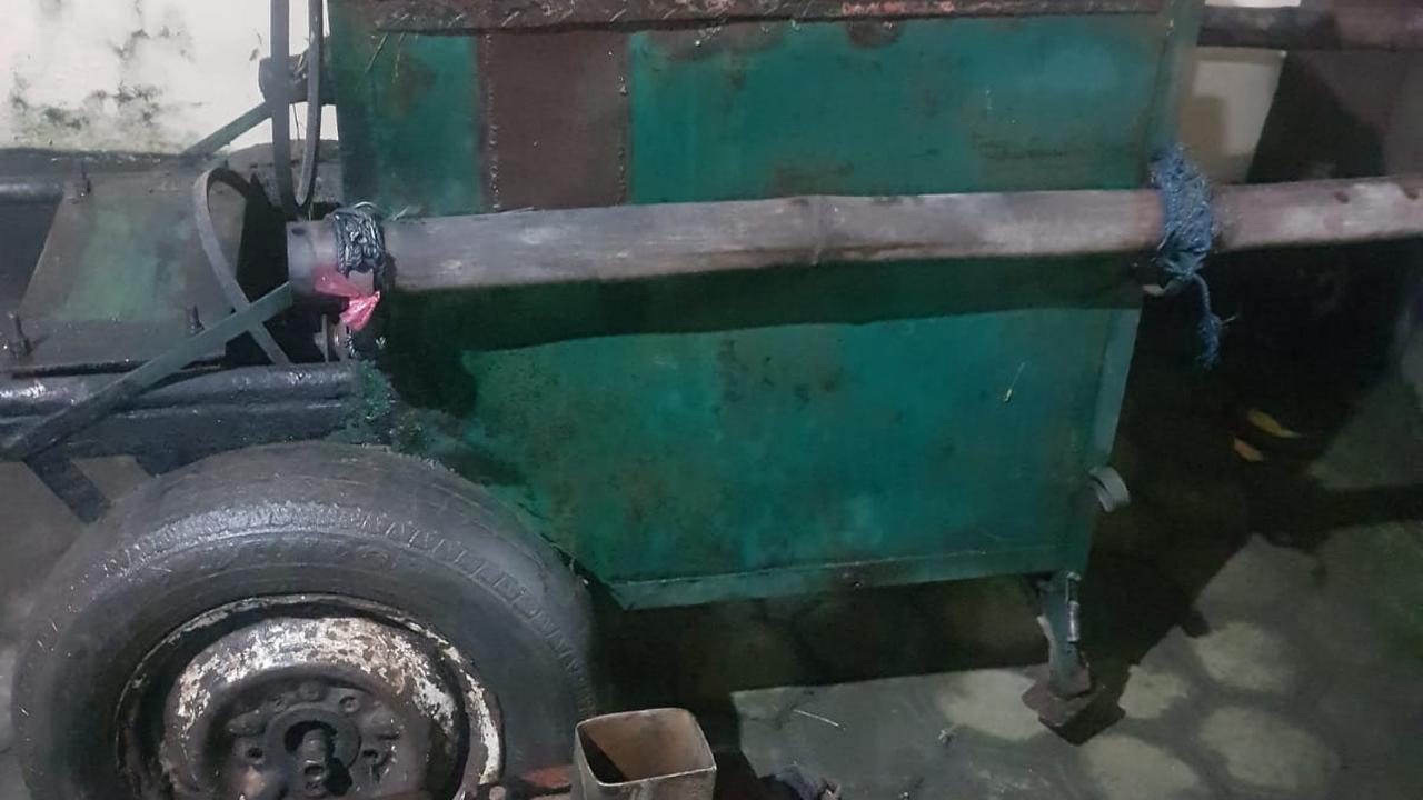 Barang bukti pesin penggiling padi yang berhasil diamankan dari tangan tersangka (Istimewa)