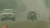 Pemerintah Provinsi Kalimantan Tengah menetapkan status Kejadian Luar Biasa (KLB) ISPA akibat kabut asap.