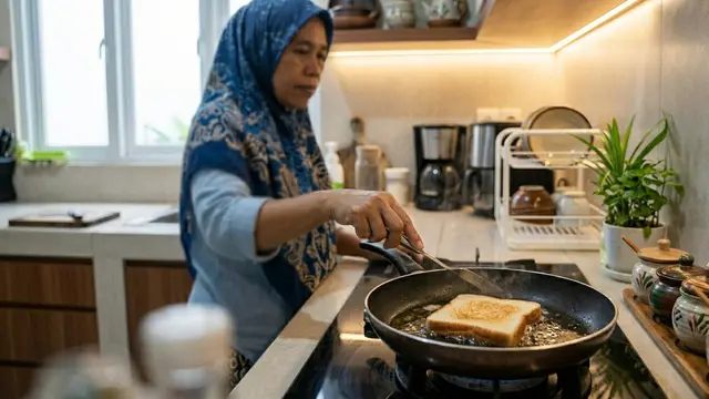Roti Tawar Isi Kornet Goreng: Gemini AI