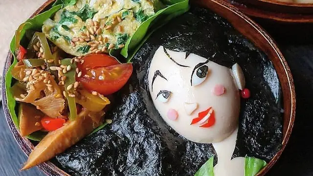 Indah Banget, Wanita Ini Ciptakan Karya Seni dari Makanan untuk Buah Hatinya