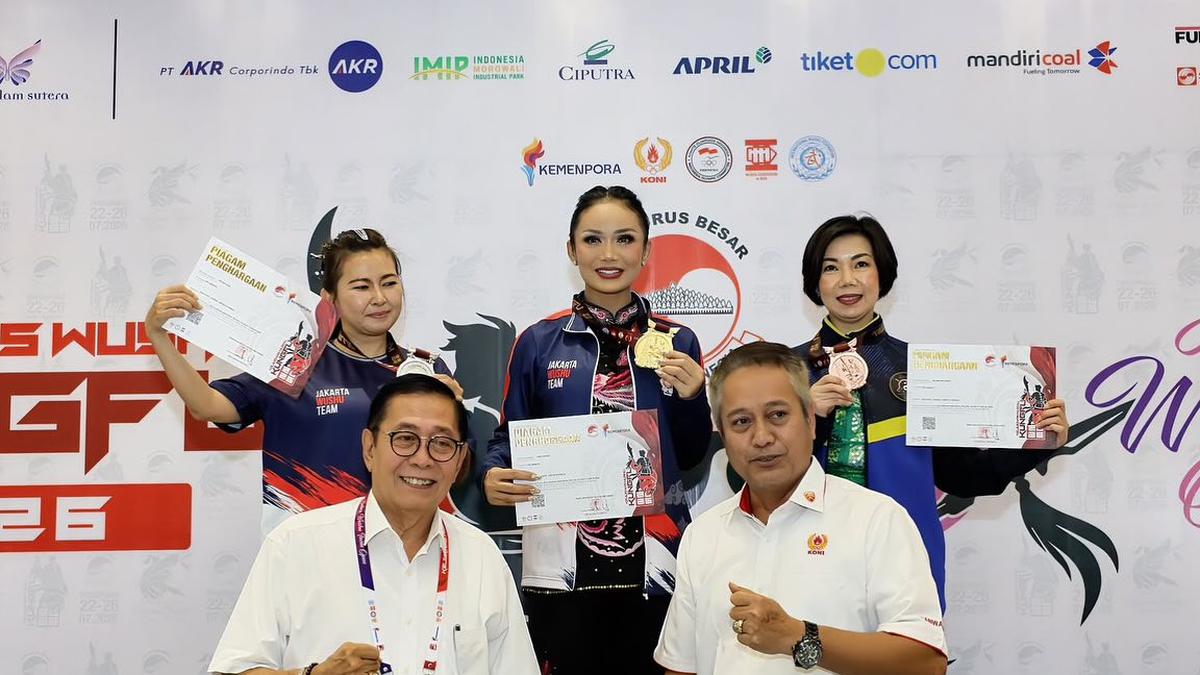 Kris Dayanti Menang di Kejuaraan Nasional Wushu Kungfu 2026, Bangga Persembahkan Medali Emas