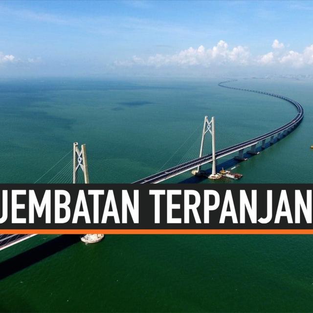 Video Ini Jembatan Laut Terpanjang Di Dunia Global Liputan6 Com