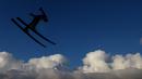 Atlet Prancis, Ronan Lamy Chappuis, saat beraksi di nomor Four Hills Piala Dunia Ski Jumping 2016 di Innsbruck, Austria, (3/1/2016). (AFP/Michal Cizek)
