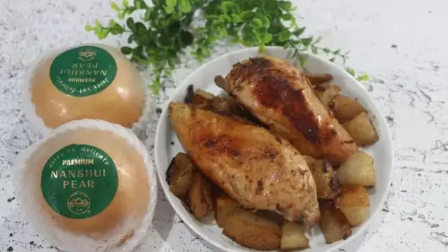 Roasted Chicken Pear