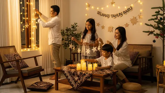 10 Ide Malam Tahun Baru Bersama Keluarga di Rumah, Hangat dan Penuh Kebersamaan