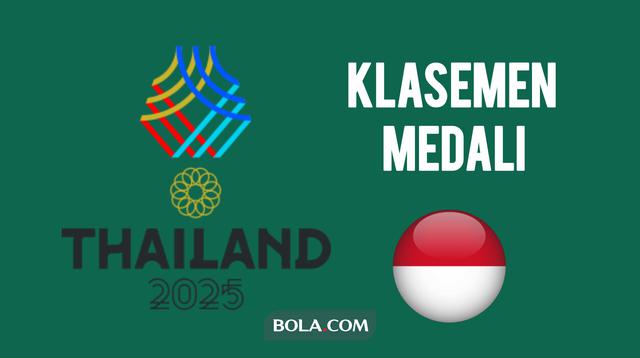 Klasemen medali SEA Games 2025. (Bola.com/Wiwig Prayugi)
