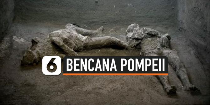 VIDEO: Ditemukan Kerangka Tulang Sisa Letusan Gunung Berapi di Pompeii