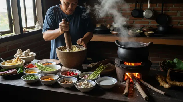 Resep Gulai Ubi Tumbuk Khas Padang
