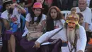 Tari Kecak sendiri mulai populer di mancanegara sejak tahun 1970'an ketika Wayan Limbak berkeliling dunia untuk mempromosikan tari ini, Bali (31/8/2014) (Liputan6.com/Herman Zakaria)