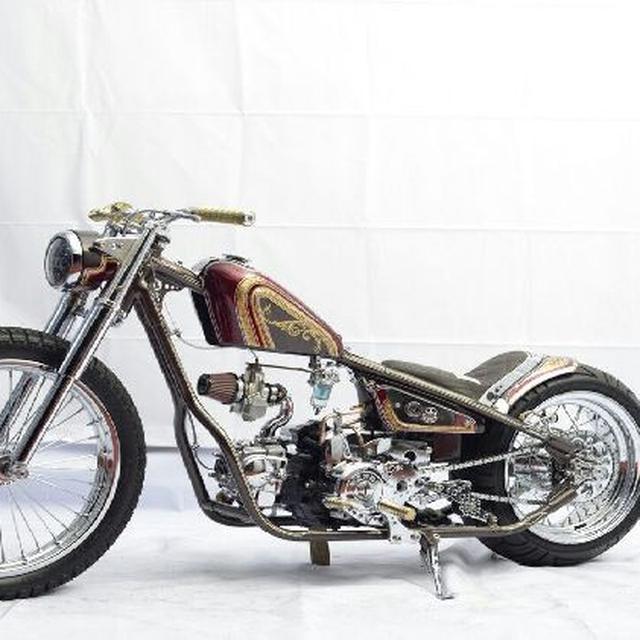 Gaya Radikal Honda Supra Sundel Bolong Ala Mini Chopper Otomotif
