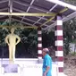 Patung Robert Wolter Monginsidi berada di Malalayang, Manado. (Liputan6.com/Yoseph Ikanubun)