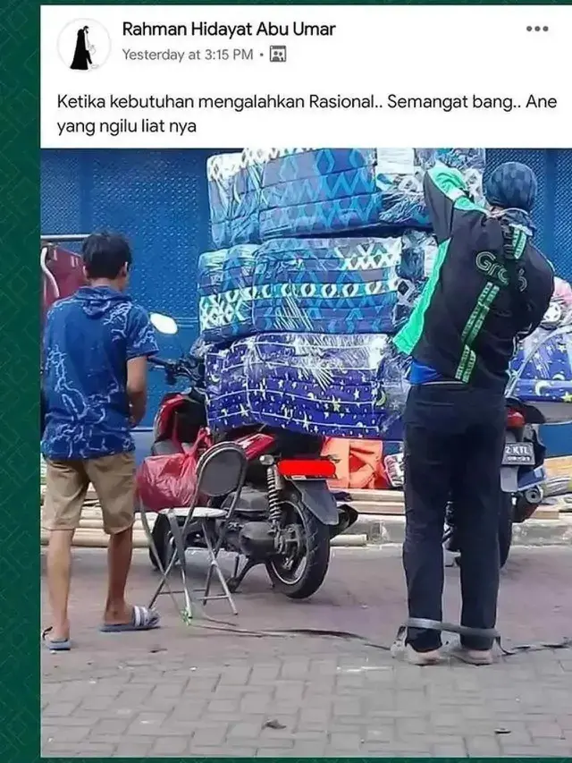 Kumpulan Potret Kerasnya Perjuangan Driver Ojol Memenuhi Permintaan Konsumen (ist)