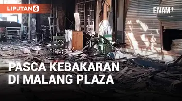 Pasca Kebakaran di Malang Plaza, Petugas Lakukan Pembasahan dan Pendinginan