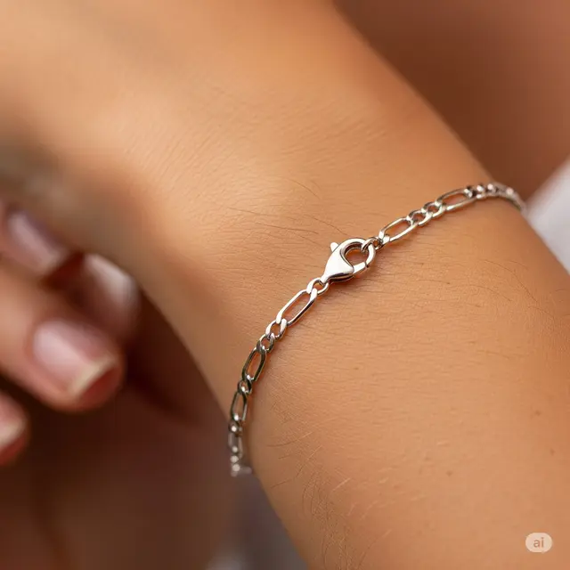 Gelang Rantai Figaro Mini